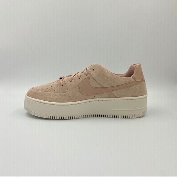 Nike Womens Air Force 1 Sage Low Particle Beige - Picture 3 of 7
